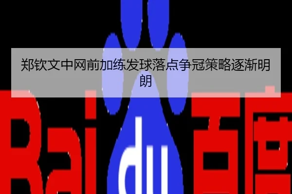 郑钦文中网前加练发球落点争冠策略逐渐明朗